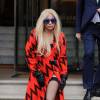 Lady Gaga quitte son hôtel de Londres le 25 novembre 2015. © CPA/Bestimage