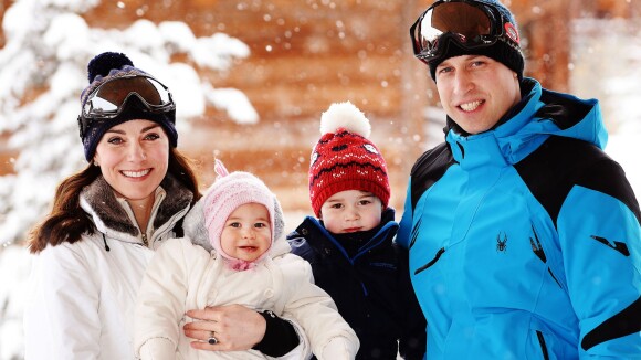 Kate, William, George et Charlotte de Cambridge: 1er séjour à la neige en images