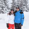 Kate Middleton et le prince William, duc et duchesse de Cambridge, dans les Alpes françaises début mars 2016 lors des premières (courtes) vacances à la neige de leurs enfants George et Charlotte.