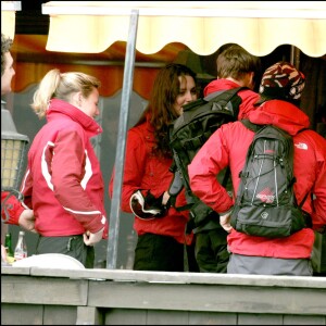 Le prince William et Kate Middleton à Klosters en 2005.