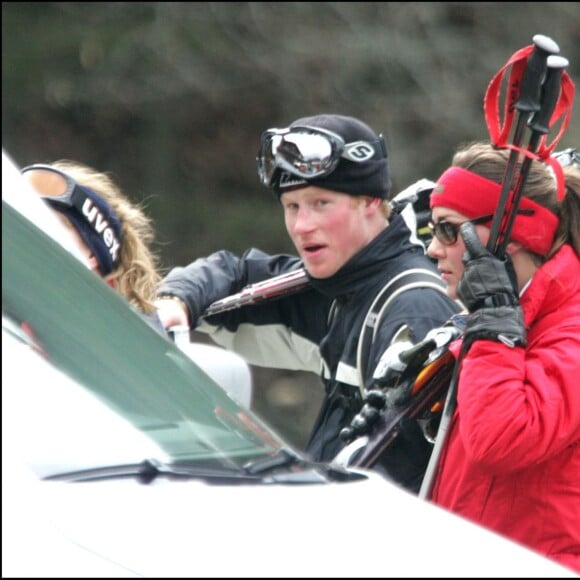 Kate Middleton et le prince Harry à Klosters en 2005.