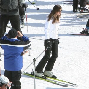 Image d'un séjour de Kate Middleton et du prince William aux sports d'hiver en mars 2008 à Klosters, en Suisse.