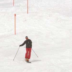 Image d'un séjour de Kate Middleton et du prince William aux sports d'hiver en mars 2008 à Klosters, en Suisse.