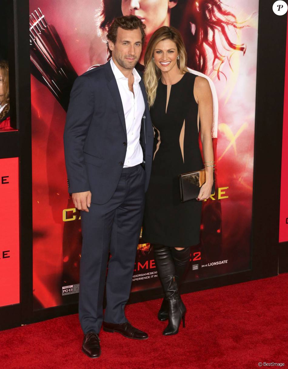 Erin Andrews et son compagnon Jarret Stoll Ã  la Premiere de Hunger