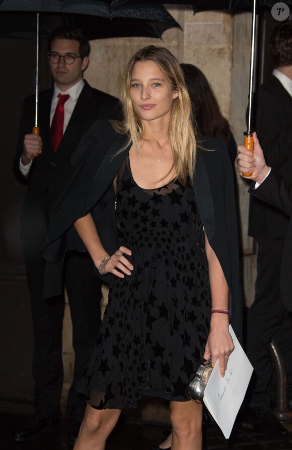 Ilona Smet - Arrivée des people au défilé Sonia Rykiel collection prêt-à-porter Printemps/Eté 2016 lors de la fashion week à Paris, le 5 octobre 2015.