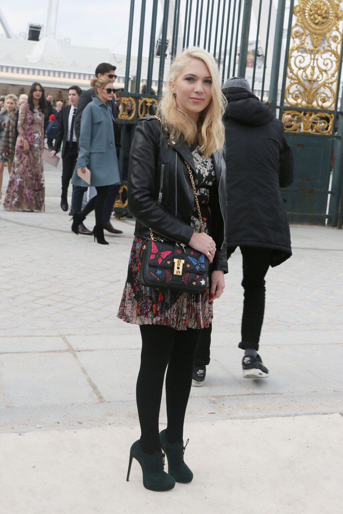Camille Seydoux attending the Valentino show at the Tuileries as