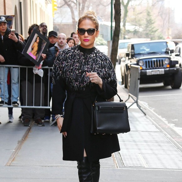 Jennifer Lopez à New York le 2 mars 2016