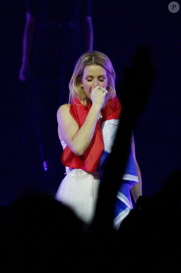 Ellie Goulding en concert au Zénith à Paris le 25 février 2016.
