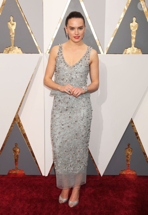 Daisy Ridley - Arrivées à la 88e cérémonie des Oscars à Los Angeles le 28 février 2016.