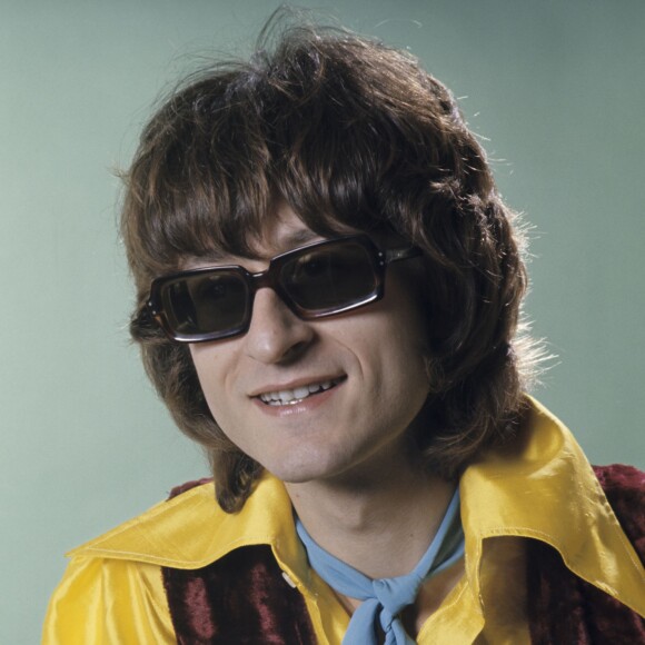 Michel Polnareff, portrait studio à Paris, le 1er août 1969.