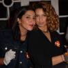 Leïla Bekhti et Tal, lors de la soirée Street Food Party au profit de l'association Cékedubonheur à Paris, le 11 mars 2016. © Veeren