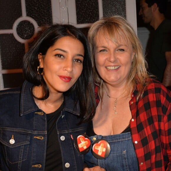 Leïla Bekhti et Valérie Damidot, lors de la soirée Street Food Party au profit de l'association Cékedubonheur à Paris, le 11 mars 2016. © Veeren