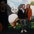 Exclusif - Manu Payet et Alison Wheeler lors de l'avant-première du film d'animation "Kung Fu Panda 3" à l'UGC Normandie sur les Champs-Elysées à Paris le 13 Mars 2016. © Denis Guignebourg/Bestimage