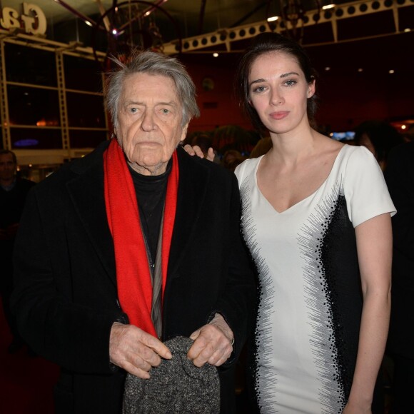 Jean-Pierre Mocky et Sarah Barzyk - Soirée d'ouverture du festival 2 Valenciennes Fiction - Projecton du film "Tout pour être heureux" de Cyril Gelblat le 16 mars 2016. © Veeren/Bestimage