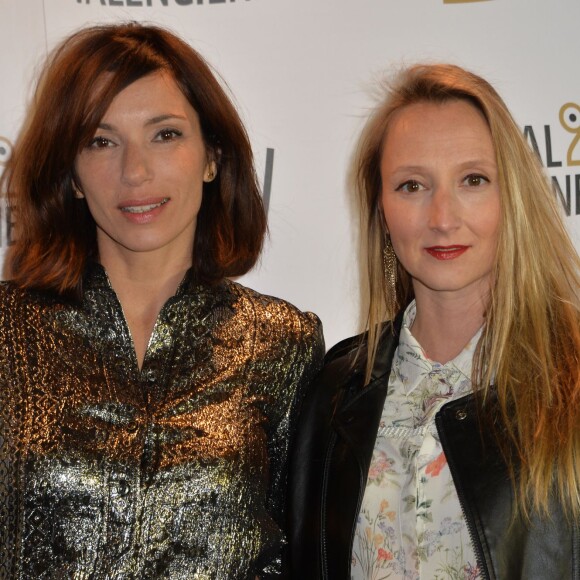 Aure Atika et Audrey Lamy (enceinte) - Soirée d'ouverture du festival 2 Valenciennes Fiction - Projecton du film "Tout pour être heureux" de Cyril Gelblat le 16 mars 2016. © Veeren/Bestimage