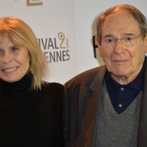 Candice Patou et son mari Robert Hossein - Soirée d'ouverture du festival 2 Valenciennes Fiction - Projecton du film "Tout pour être heureux" de Cyril Gelblat le 16 mars 2016. © Veeren/Bestimage