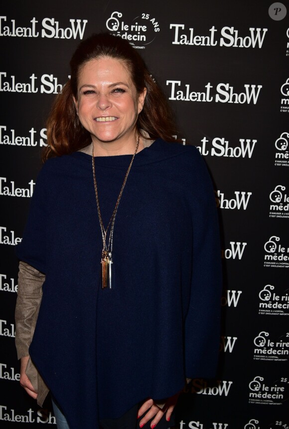 Charlotte Valandrey à la Soirée "Rire et Résistance" au profit de l'association "Le Rire Médecin" au Palais des glaces à Paris, le 21 mars 2016. © Giancarlo Gorassini/Bestimage