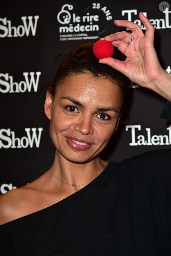 Laurence Roustandjee à la Soirée "Rire et Résistance" au profit de l'association "Le Rire Médecin" au Palais des glaces à Paris, le 21 mars 2016. © Giancarlo Gorassini/Bestimage