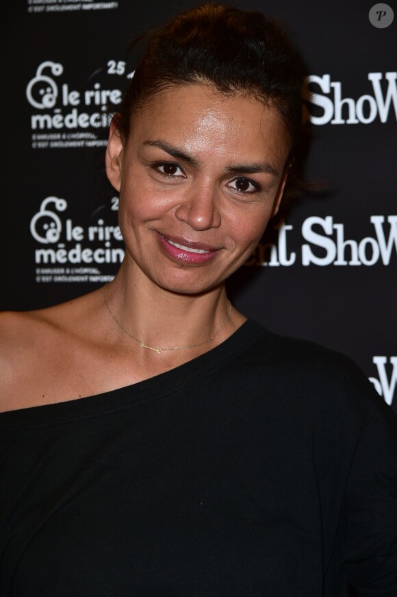 Laurence Roustandjee à la Soirée "Rire et Résistance" au profit de l'association "Le Rire Médecin" au Palais des glaces à Paris, le 21 mars 2016. © Giancarlo Gorassini/Bestimage
