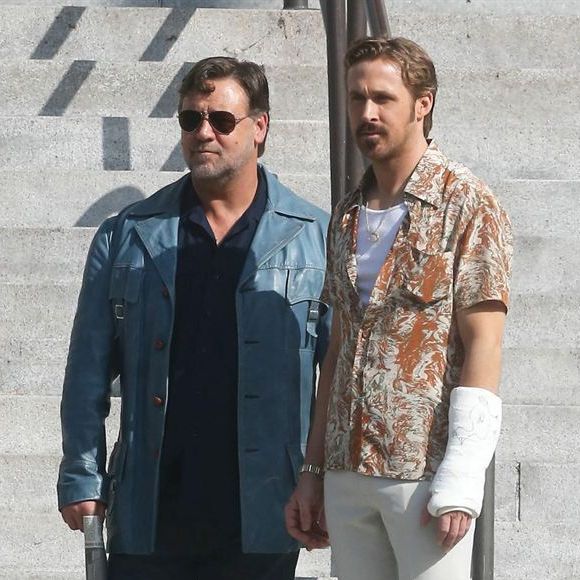 Russell Crowe et Ryan Gosling dans The Nice Guys.