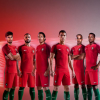 Cristiano Ronaldo et ses coéquipiers présentent la nouvelle tenue officielle du Portugal signée Nike, photo Instagram mars 2016.