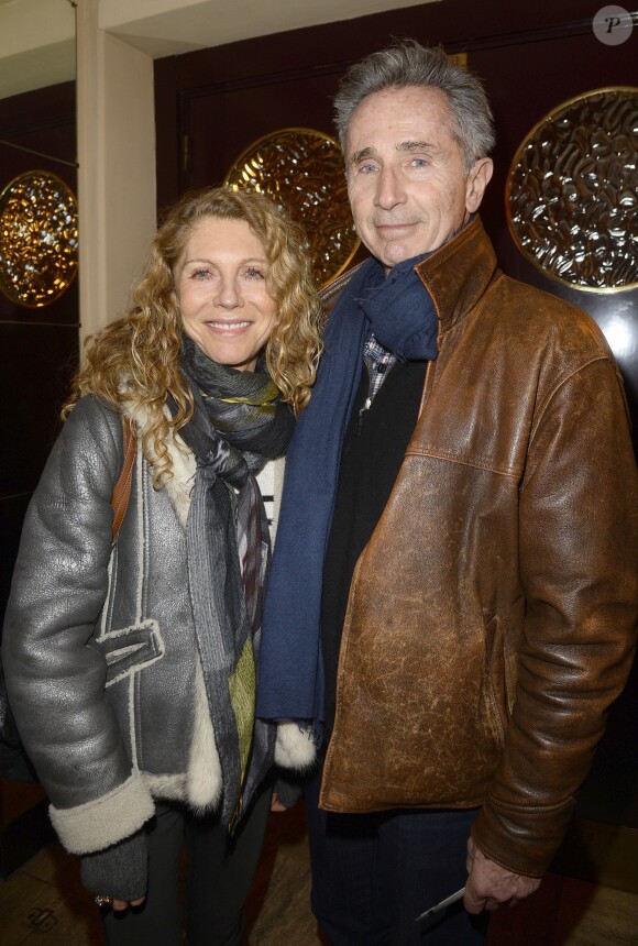 Thierry Lhermitte et sa femme Hélène - Générale de la pièce "L'être ou pas" au Théâtre Antoine à Paris le 21 mars 2016. © Coadic Guirec/Bestimage