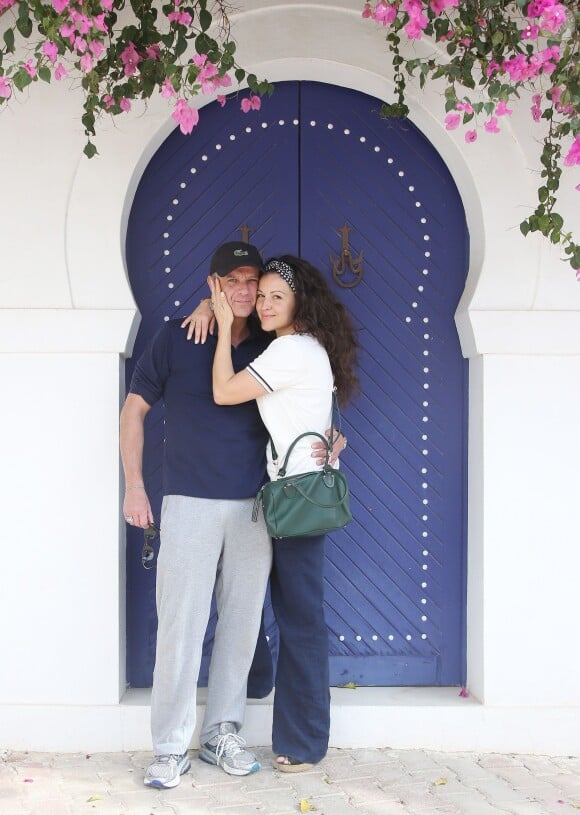 Exclusif - David Brécourt et son amie Alexandra a DjerbaHood (Street Style) - Escapade des stars de Djerba à l'Hotel Radisson Blu Palace Resort & Thalasso à Djerba en Tunisie le 7 novembre 2015.