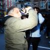 Kendall Jenner s'en prend à un photographe qui la bouscule dans les rues de New York, le 29 mars 2016
