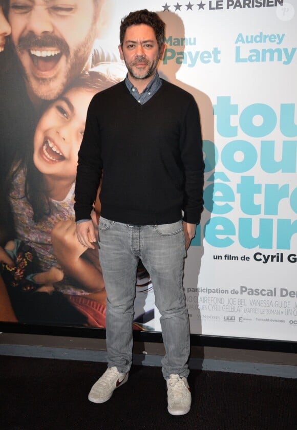 Manu Payet à l'avant-première du film "Tout pour être heureux" à l'UGC Bercy à Paris. Le 4 avril 2016 © Veeren / Bestimage