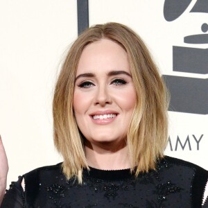 Adele - 58e soirée annuelle des Grammy Awards au Staples Center à Los Angeles, le 15 février 2016.