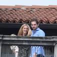 Michelle Hunziker et son mari Tomaso Trussardi vont baptiser leur fille Celeste à Bergame en Italie le 3 avril 2016.