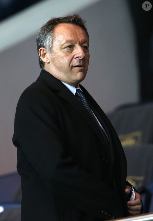 Thierry Braillard au match de Ligue des Champions PSG - Manchester City au Parc des Princes à Paris le 6 avril 2016. © Cyril Moreau/Bestimage