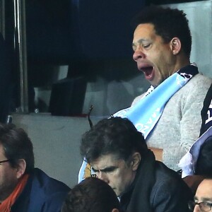 JoeyStarr au match de Ligue des Champions PSG - Manchester City au Parc des Princes à Paris le 6 avril 2016. © Cyril Moreau/Bestimage