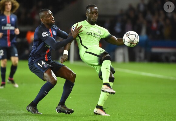 Blaise Matuidi pendant le match de Ligue des Champions PSG - Manchester City au Parc des Princes à Paris le 6 avril 2016.