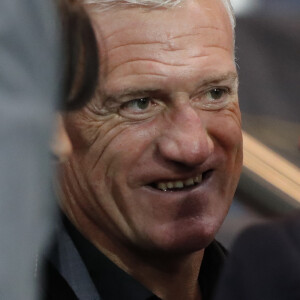 Didier Deschamps pendant le match de Ligue des Champions PSG - Manchester City au Parc des Princes à Paris le 6 avril 2016.