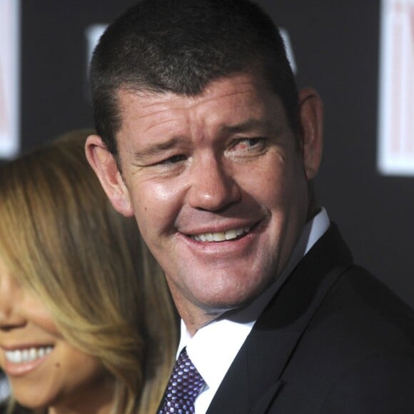 Mariah Carey et son compagnon James Packer à la Premiere de "The Intern" à New York le 21 septembre 2015.