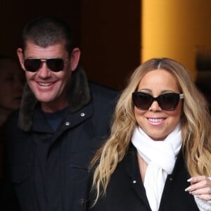 Exclusif - Mariah Carey et son compagnon James Packer passent leurs vacances à la station de Aspen le 19 décembre 2015