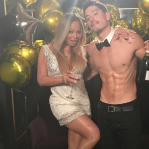 Mariah Carey fête son anniversaire à Las Vegas. Photo publiée sur sa page Instagram, à la fin du mois de mars 2016.