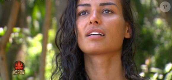Karima en danger dans l'aventure - "Koh-Lanta 2016", épisode du 8 avril 2016, sur TF1.