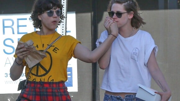 Kristen Stewart et Soko main dans la main : Complicité câline et goumande