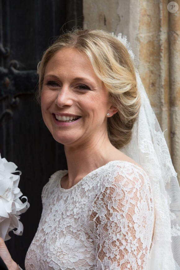 Mariage civil et religieux de Julie Taton et Harold Van Der Straten, à l'hôtel de ville de Bruxelles et à l'église Notre-Dame du Sablon, le 2 mai 2015.