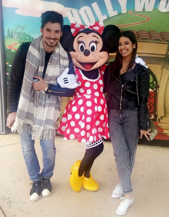 Ali et Alia ("Secret Story 9") ont passé une journée féérique à Disneyland Paris. Avril 2016. 