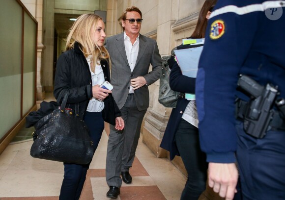Benoît Magimel au tribunal correctionnel de Paris le 12 avril 2016