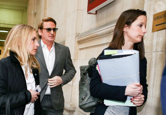 Benoît Magimel au tribunal correctionnel de Paris le 12 avril 2016