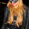 Lindsay Lohan arrive à la soirée déguisée "The Cuckoo Asylum" avec Mert Alas pour Halloween à Londres, le 28 octobre 2015