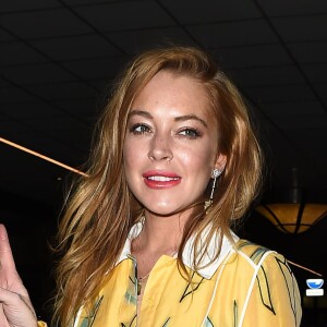 Lindsay Lohan à la Soirée des 10 ans du magazine Wonderland à la boîte de nuit Drama dans le quartier de Mayfair à Londres, le 22 septembre 2015.