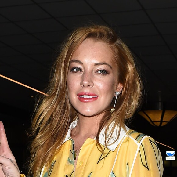 Lindsay Lohan à la Soirée des 10 ans du magazine Wonderland à la boîte de nuit Drama dans le quartier de Mayfair à Londres, le 22 septembre 2015.