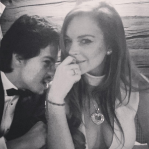 Lindsay Lohan officialise avec son chéri Egor Tarabasov  Photo publiée sur Instagram, à la fin du mois de février 2016.