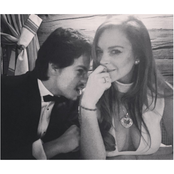 Lindsay Lohan officialise avec son chéri Egor Tarabasov  Photo publiée sur Instagram, à la fin du mois de février 2016.