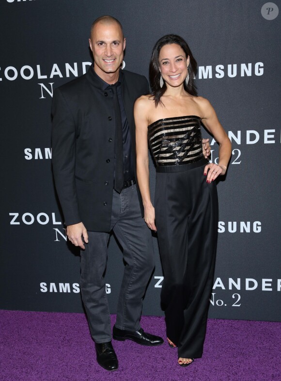 Nigel Barker et sa femme Cristen à la Première de "Zoolander 2" à New York le 9 février 2016.